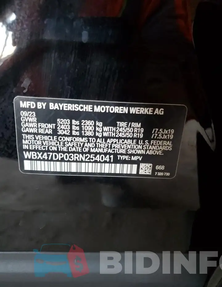 WBX47DP03RN254041 Photo# 12
