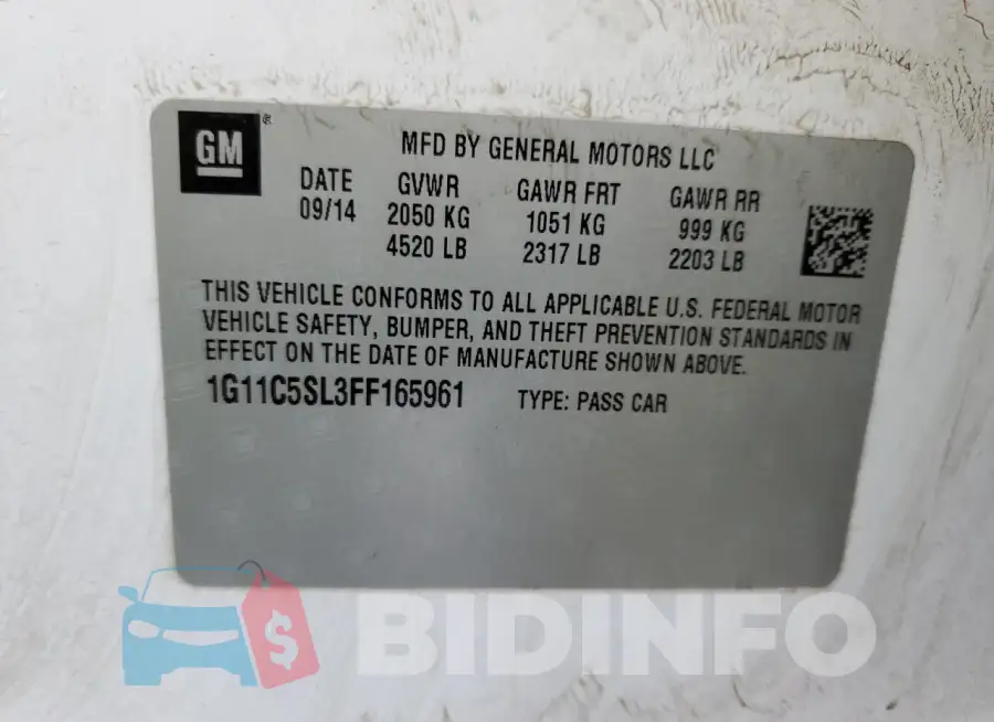 1G11C5SL3FF165961 Photo# 12