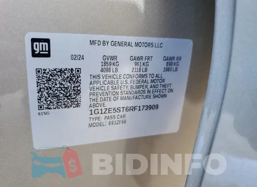 1G1ZE5ST6RF173909 Photo# 13