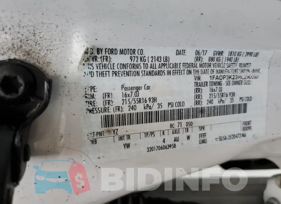 1FADP3K23HL296600 Photo# 12
