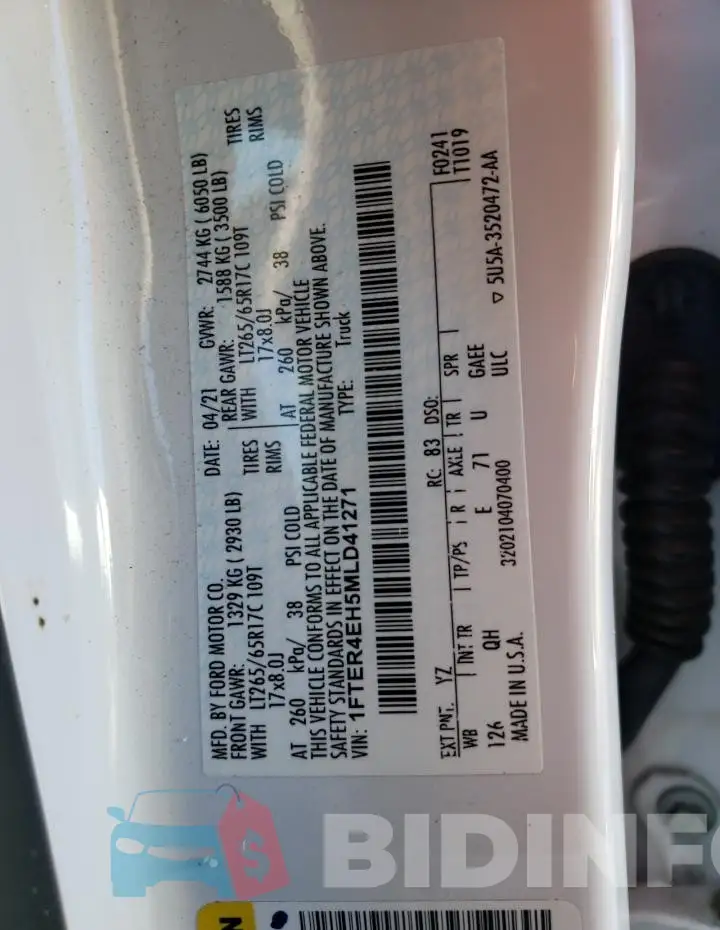 1FTER4EH5MLD41271 Photo# 12