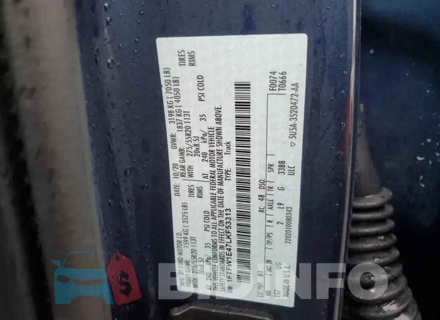 1FTFW1E47LKF53313 Photo# 12