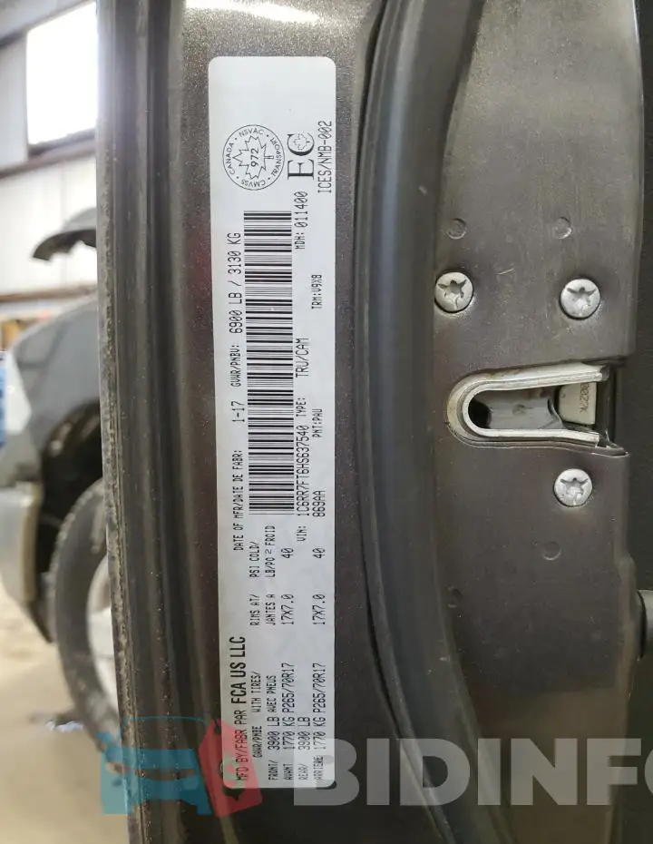 1C6RR7FT6HS637540 Photo# 13