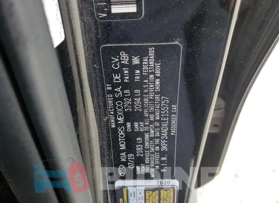 3KPF34ADXLE155757 Photo# 13
