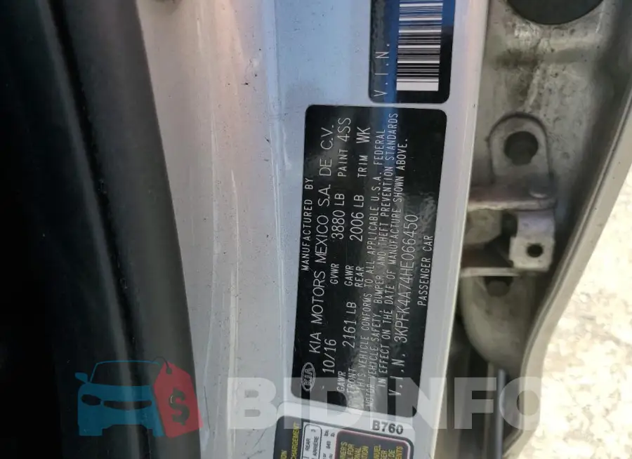 3KPFK4A74HE066450 Photo# 12
