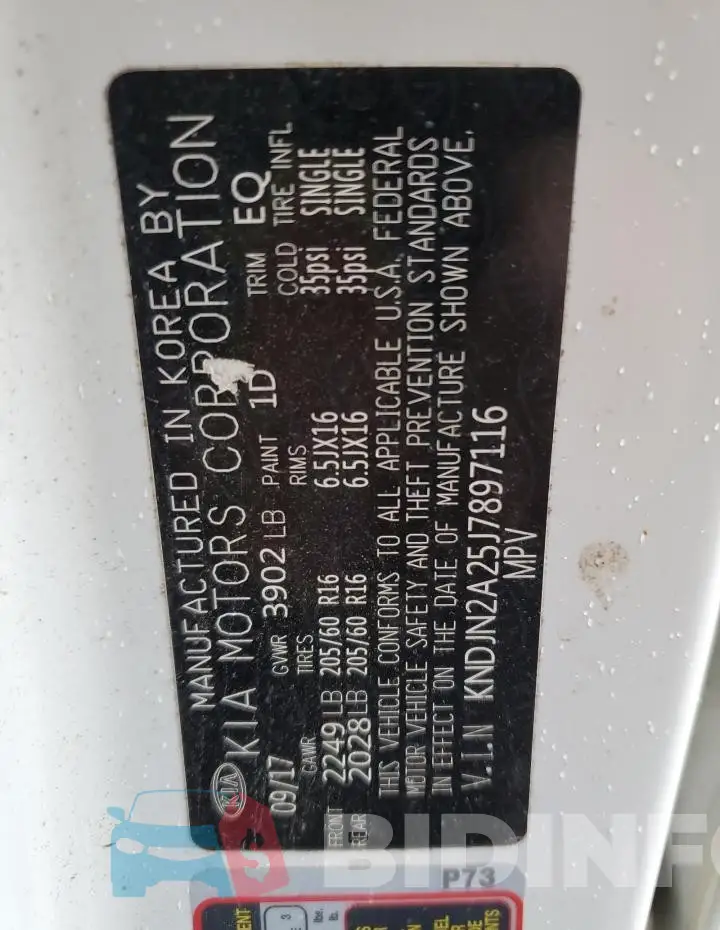 KNDJN2A25J7897116 Photo# 12