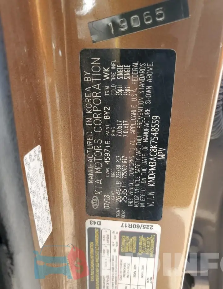 KNDPM3AC8K7548559 Photo# 12