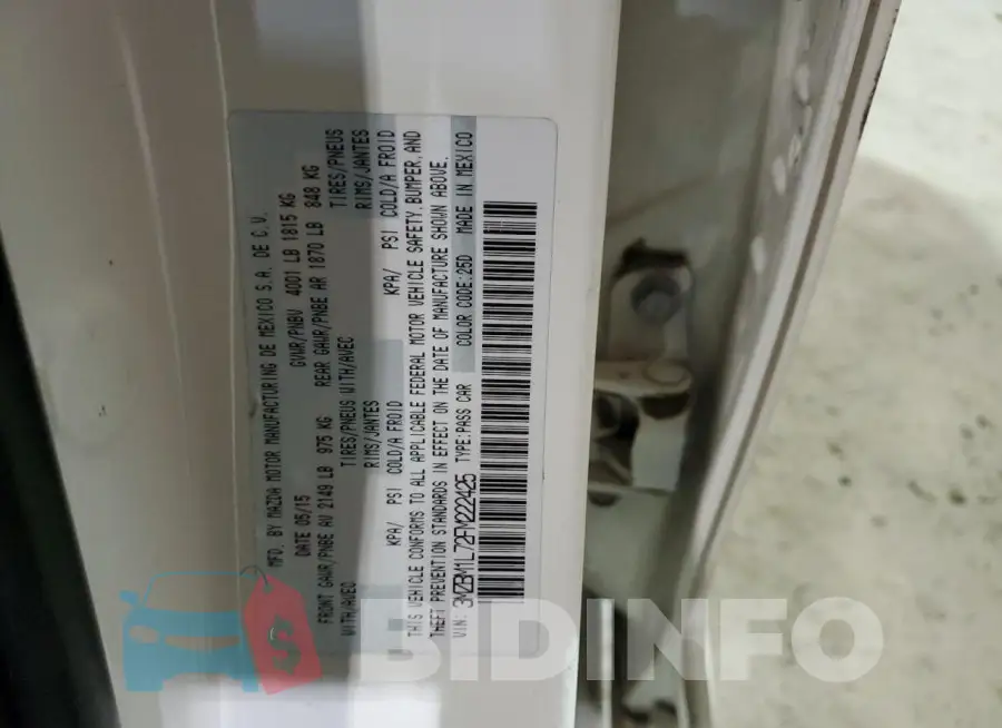 3MZBM1L72FM222425 Photo# 12