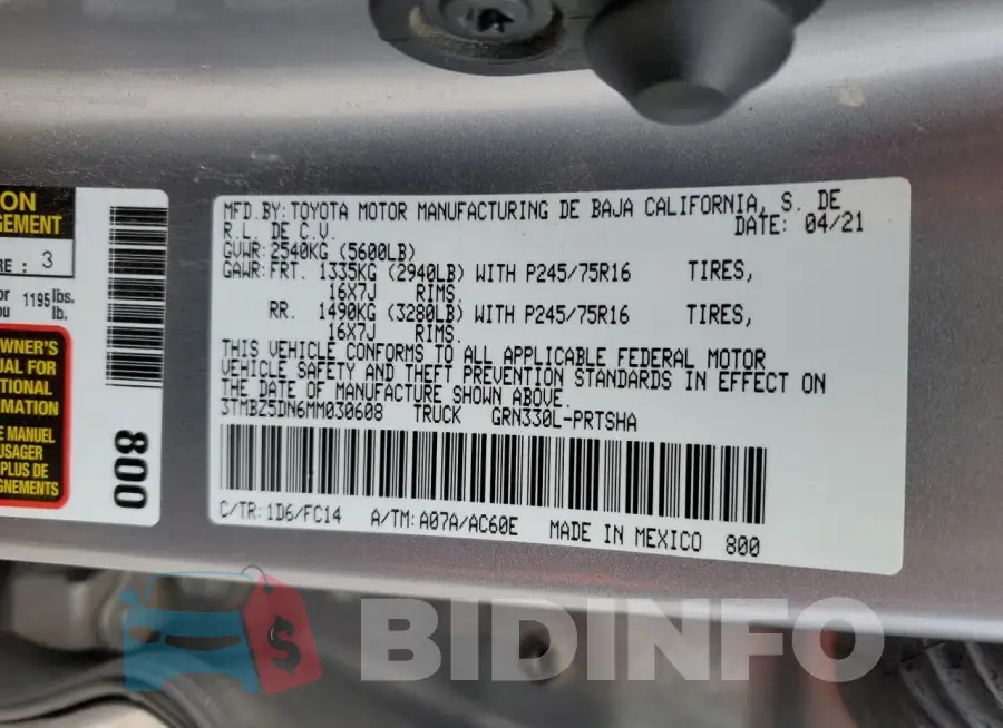 3TMBZ5DN6MM030608 Photo# 12