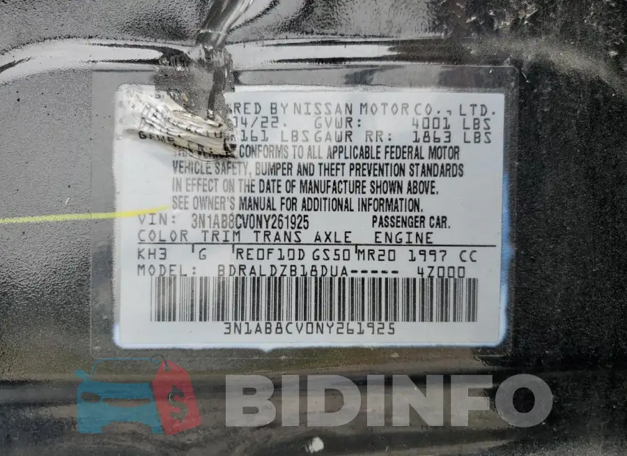 3N1AB8CV0NY261925 Photo# 13