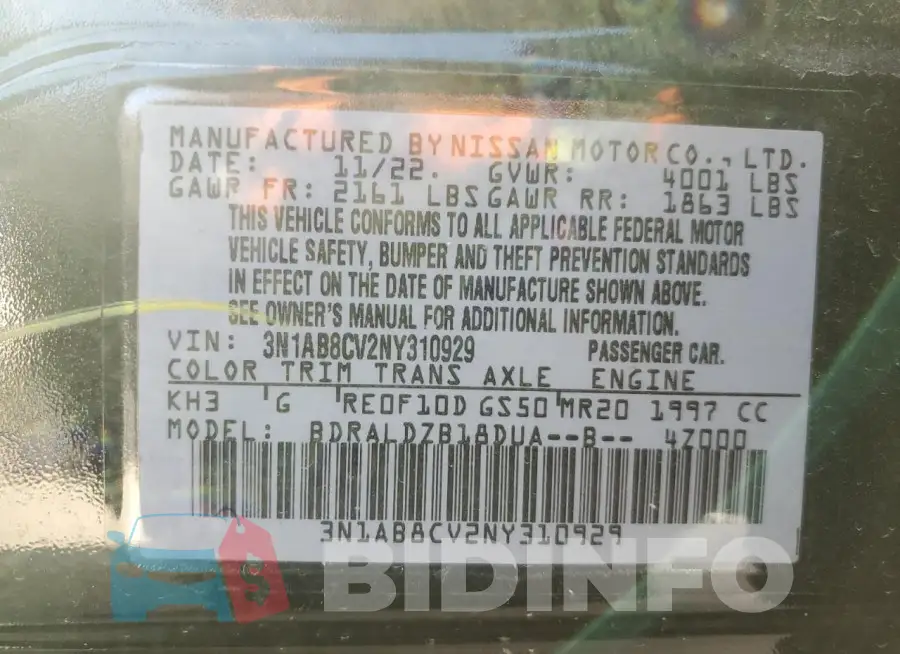 3N1AB8CV2NY310929 Photo# 12