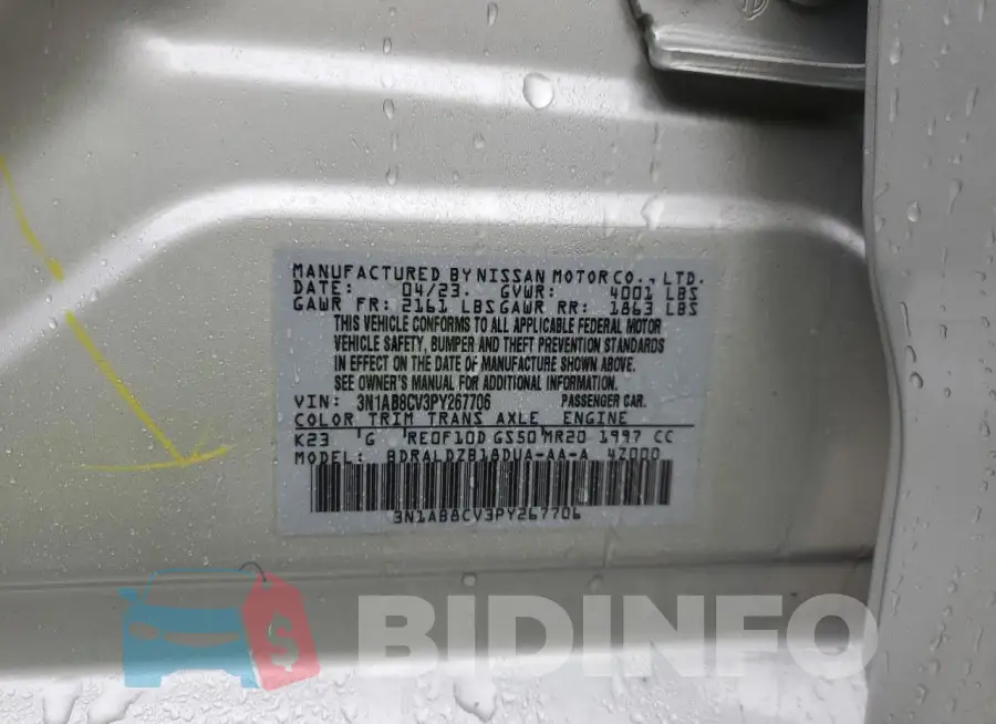 3N1AB8CV3PY267706 Photo# 12
