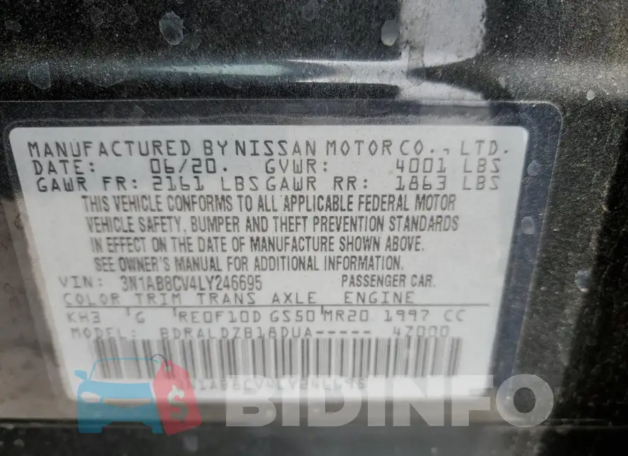 3N1AB8CV4LY246695 Photo# 13