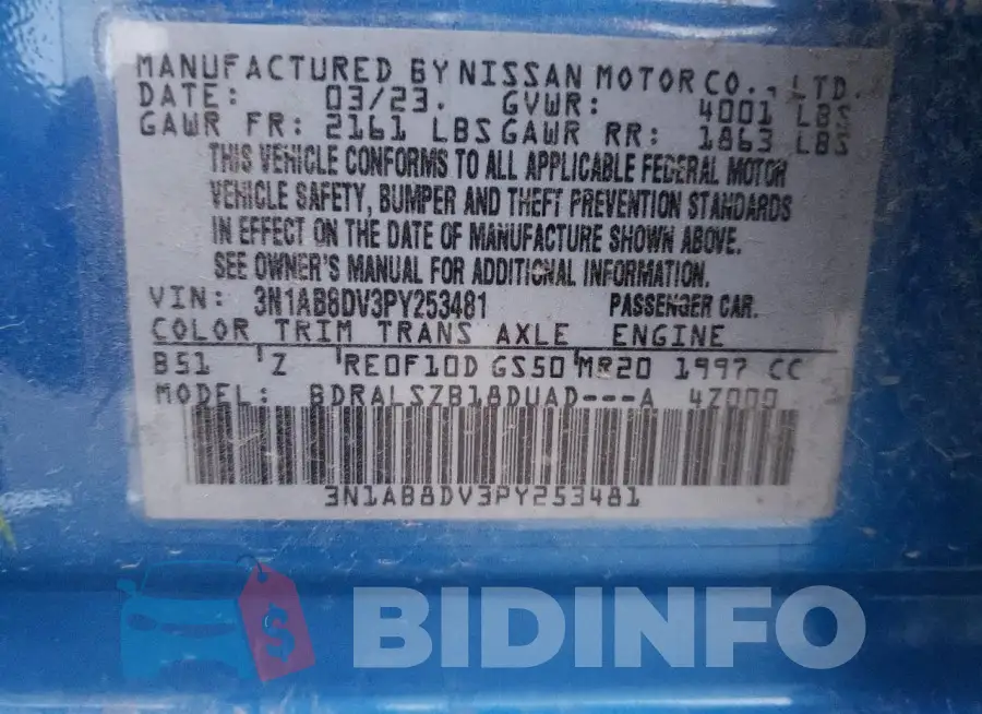 3N1AB8DV3PY253481 Photo# 12