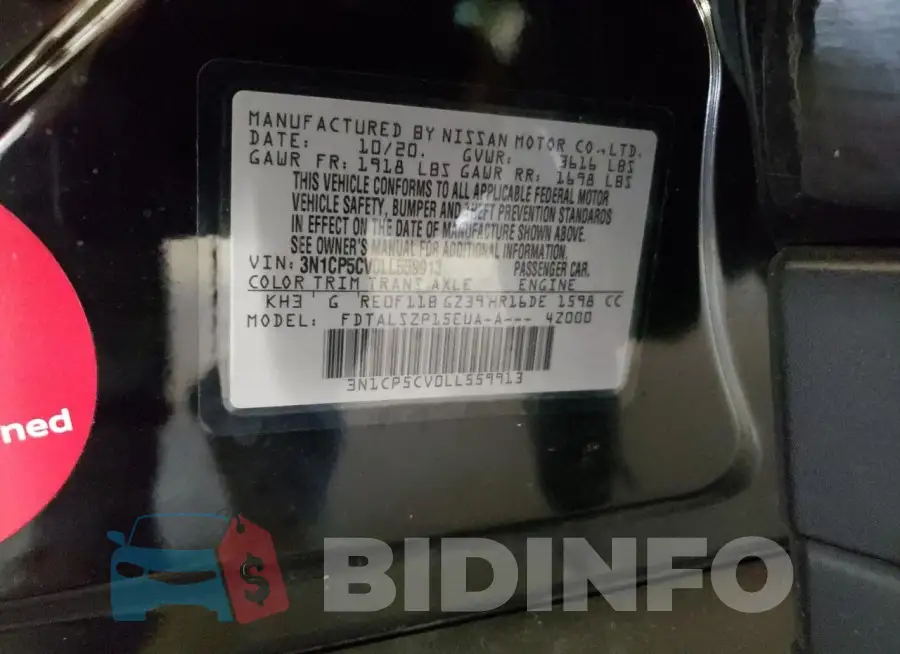 3N1CP5CV0LL559913 Photo# 12