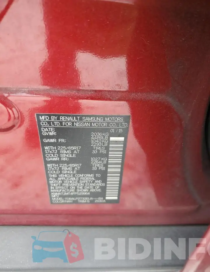 KNMAT2MT4FP529964 Photo# 13