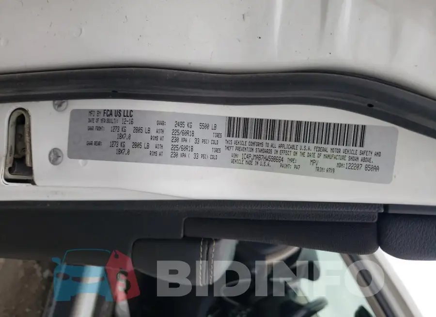 1C4PJMAB7HW598664 Photo# 13