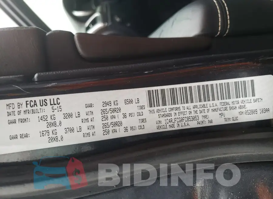 1C4RJFCG0FC853053 Photo# 12