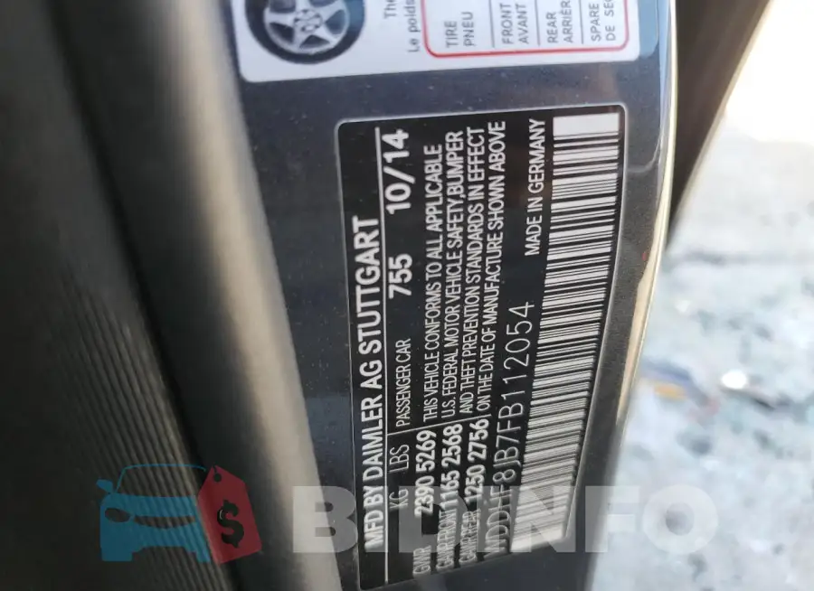 WDDHF8JB7FB112054 Photo# 12