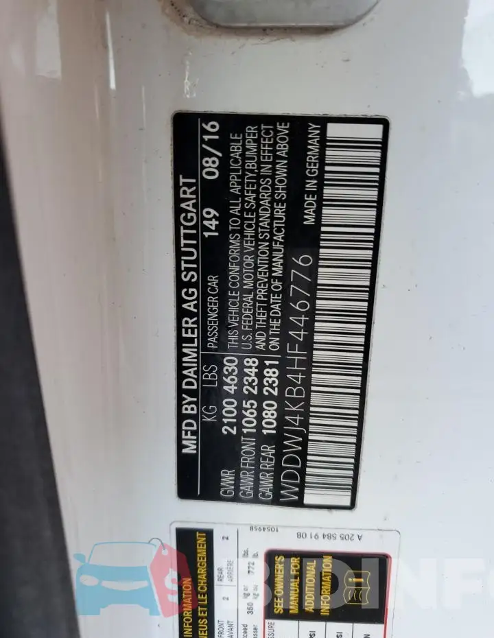 WDDWJ4KB4HF446776 Photo# 12