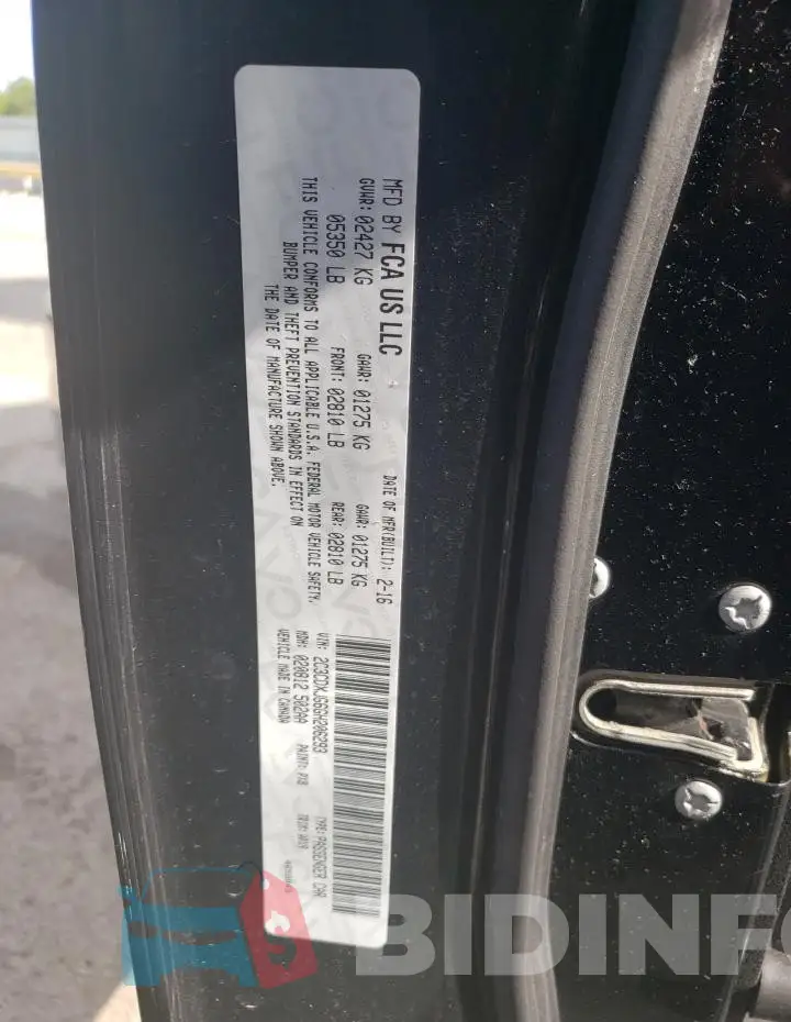 2C3CDXJG6GH206293 Photo# 12