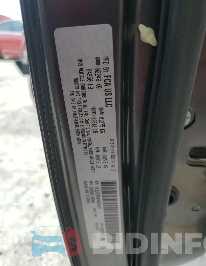 2C3CDZAG8HH659487 Photo# 12
