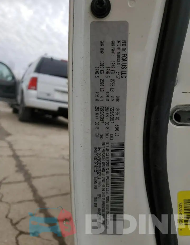 3C4PDCBB5HT612714 Photo# 14