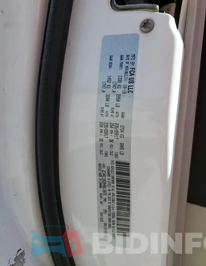 2C4RC1BG9HR613072 Photo# 12