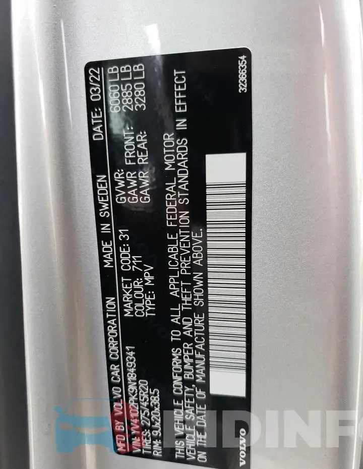 YV4102PK9N1849341 Photo# 13