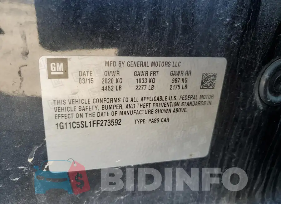 1G11C5SL1FF273592 Photo# 12