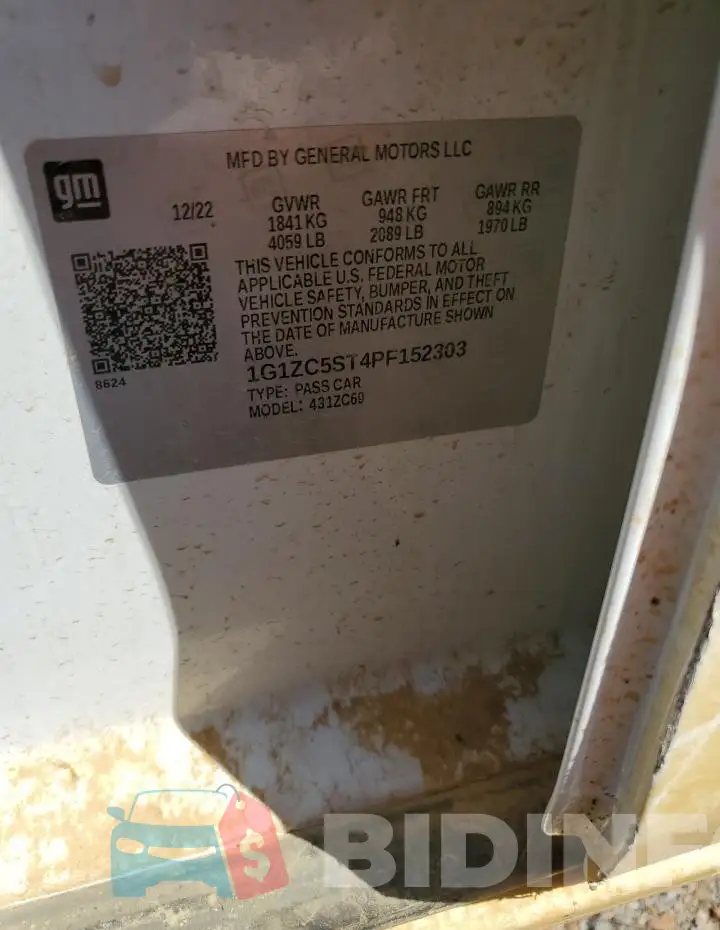 1G1ZC5ST4PF152303 Photo# 12