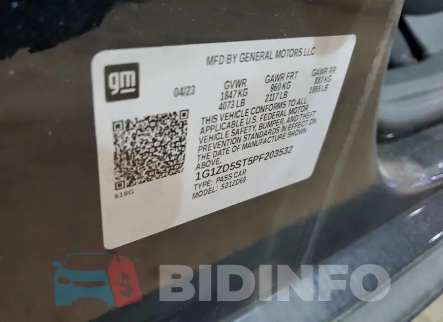 1G1ZD5ST5PF203532 Photo# 12