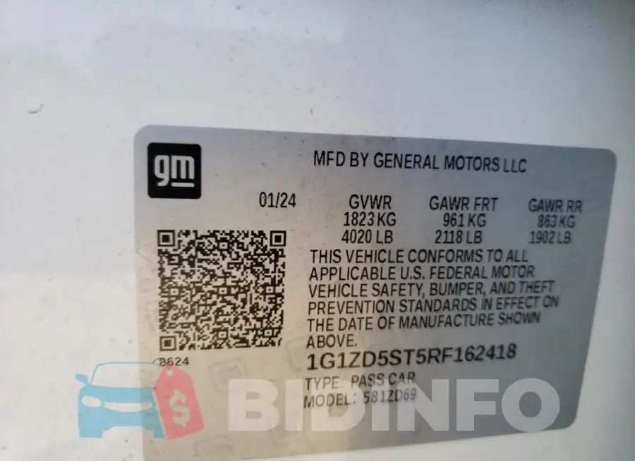 1G1ZD5ST5RF162418 Photo# 13
