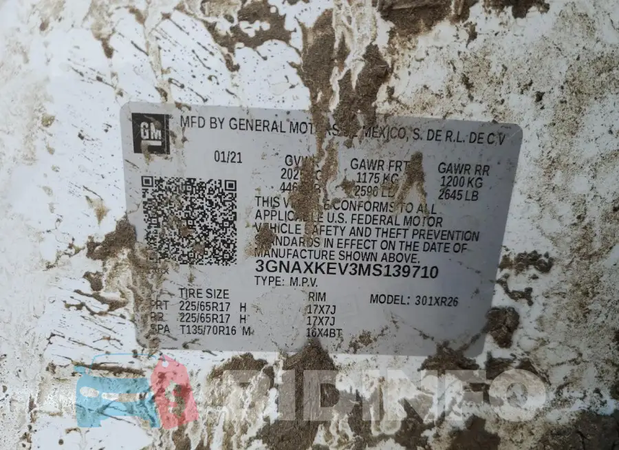 3GNAXKEV3MS139710 Photo# 13