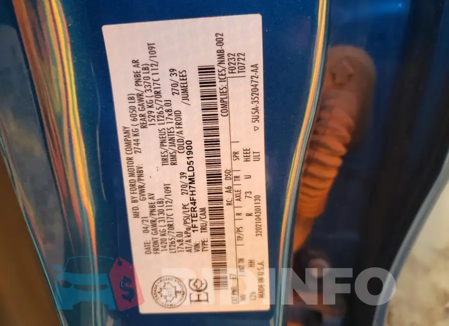 1FTER4FH7MLD51900 Photo# 13