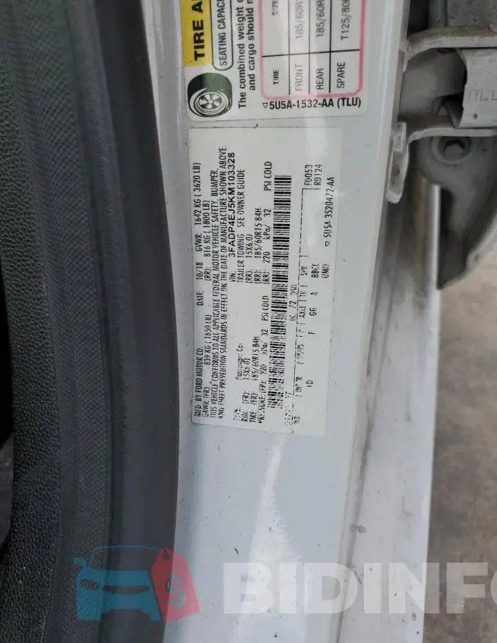 3FADP4EJ5KM103328 Photo# 12