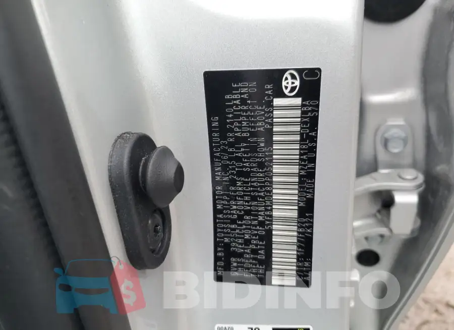 5YFB4MDE8PP052115 Photo# 13