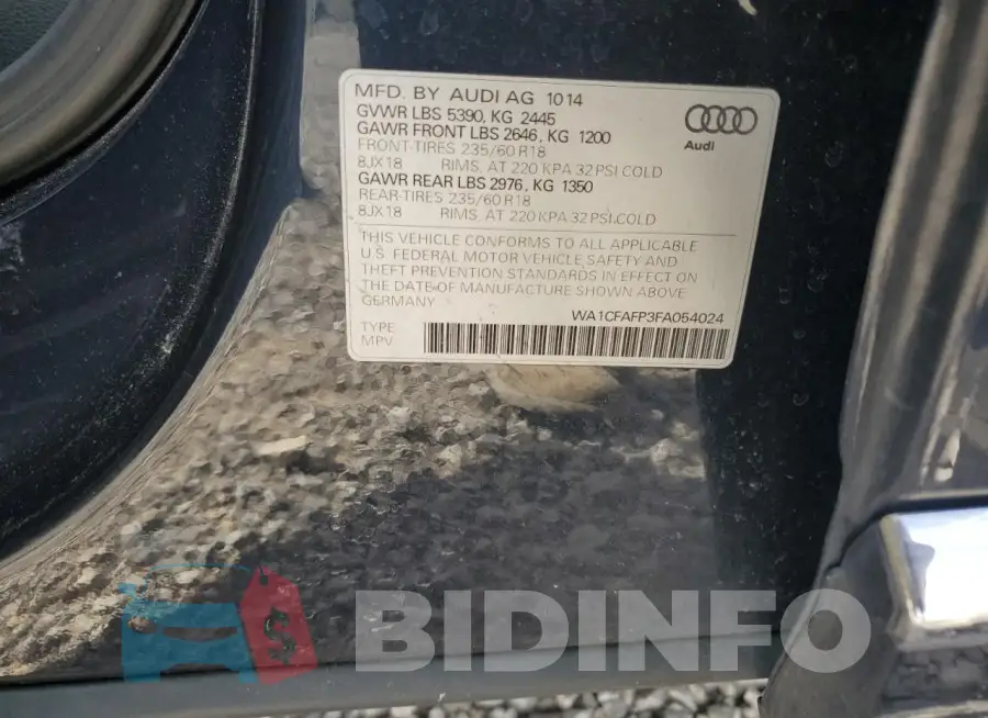 WA1CFAFP3FA054024 Photo# 13