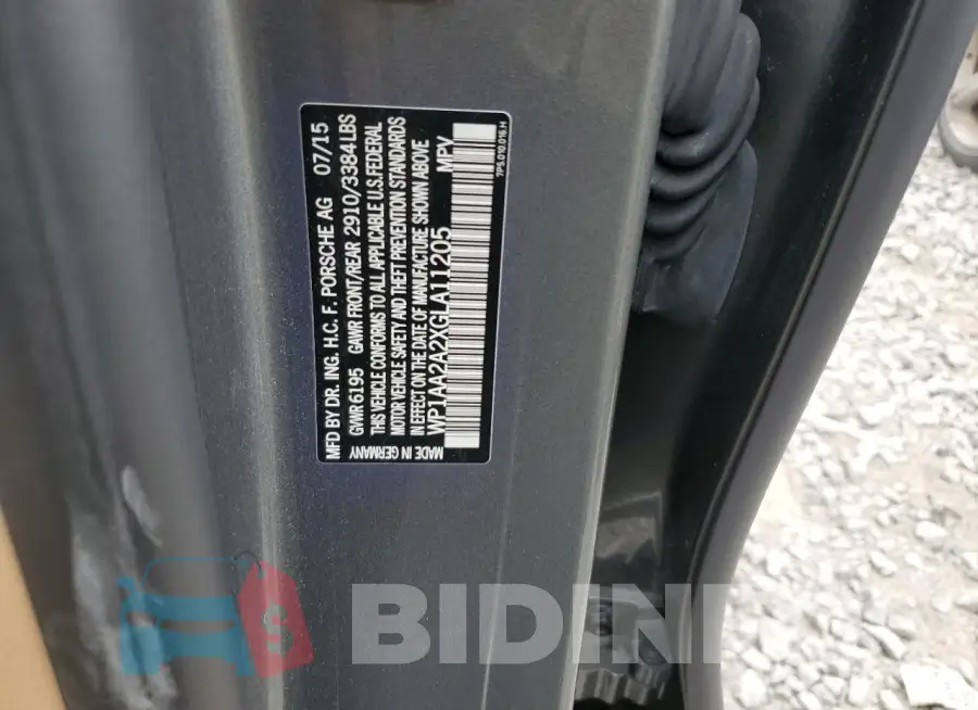 WP1AA2A2XGLA11205 Photo# 13