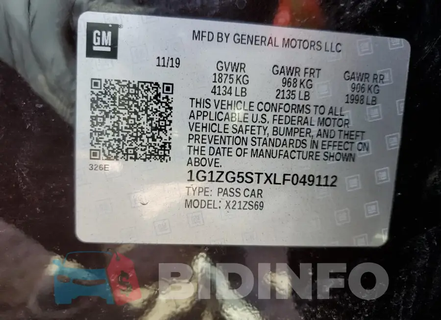 1G1ZG5STXLF049112 Photo# 12