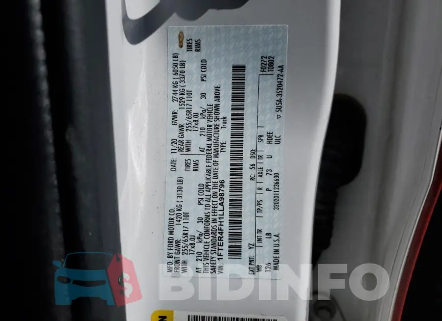 1FTER4FH1LLA98796 Photo# 12