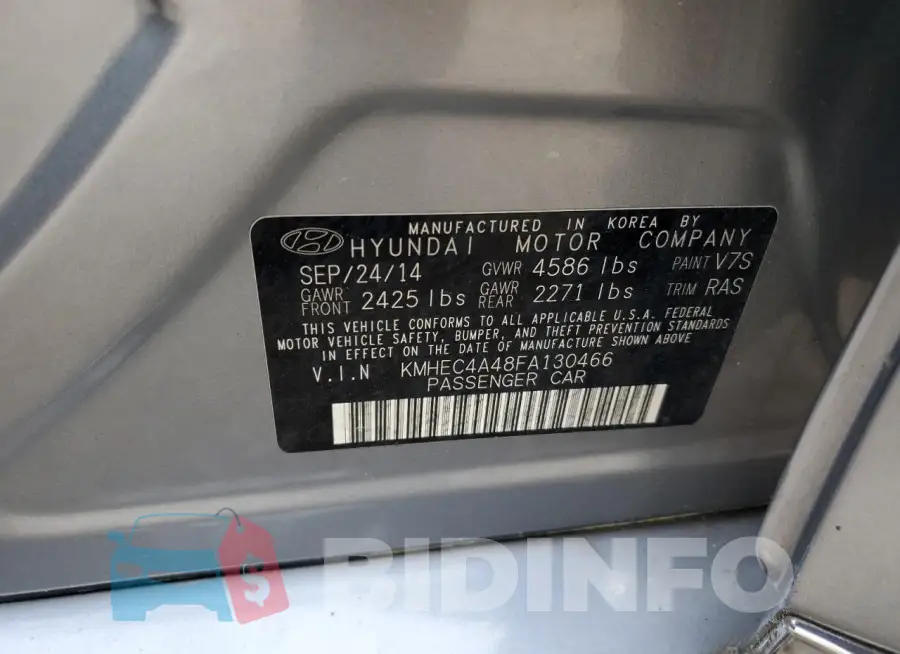KMHEC4A48FA130466 Photo# 12