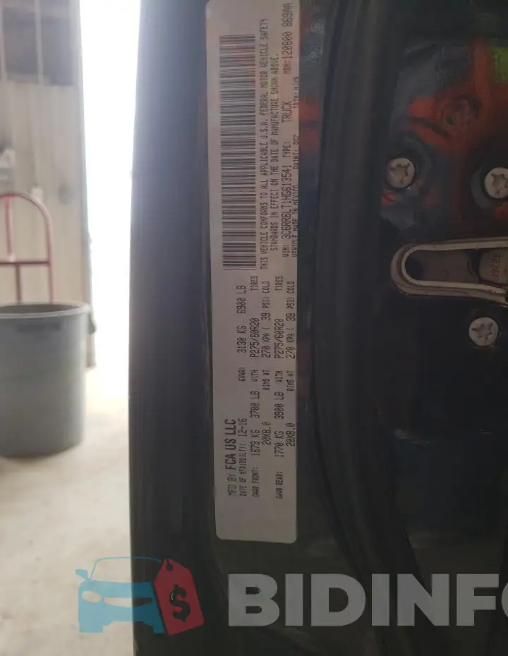 3C6RR6LT1HG613541 Photo# 12