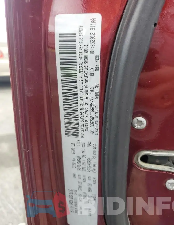 3C6RR6LT9GG295747 Photo# 12