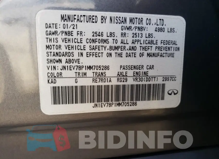 JN1EV7BP1MM705286 Photo# 12