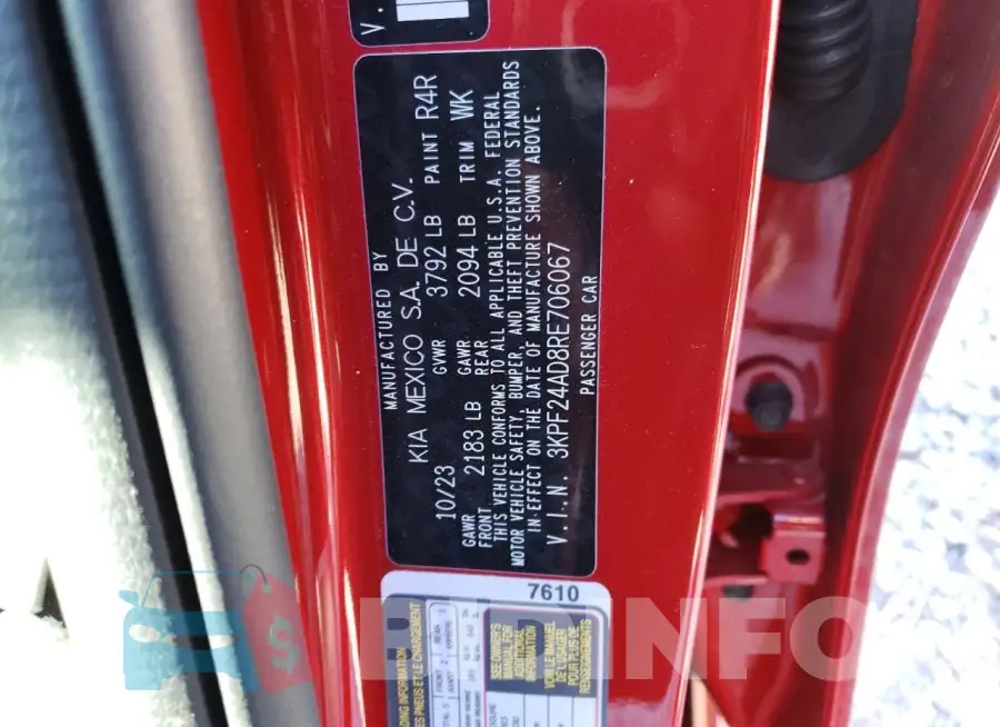 3KPF24AD8RE706067 Photo# 12