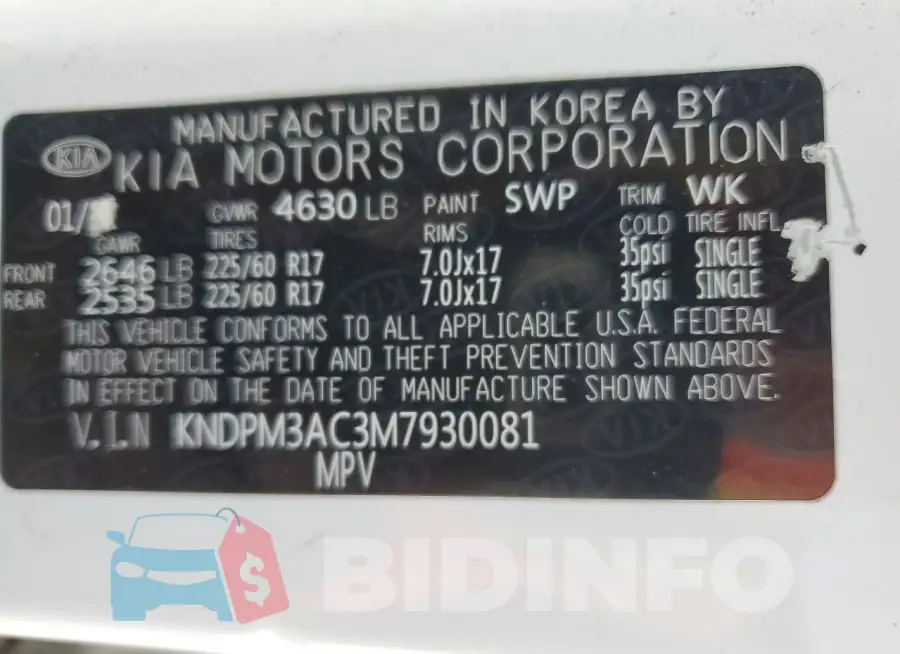 KNDPM3AC3M7930081 Photo# 13