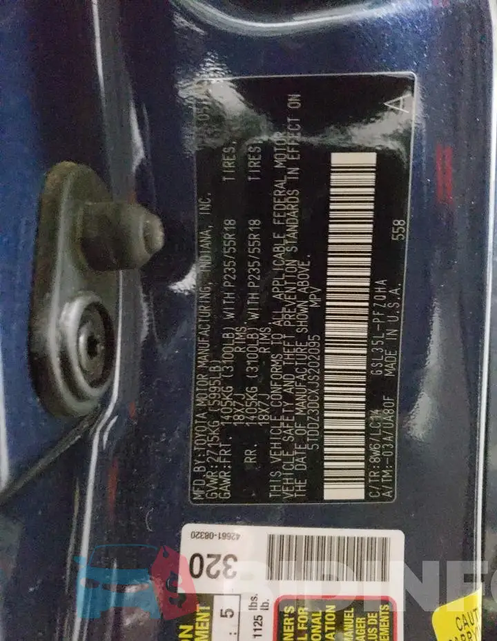 5TDDZ3DCXJS202095 Photo# 14