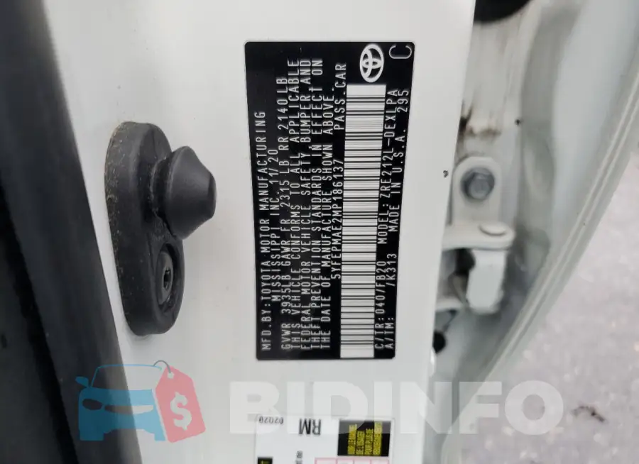 5YFEPMAE2MP186137 Photo# 12