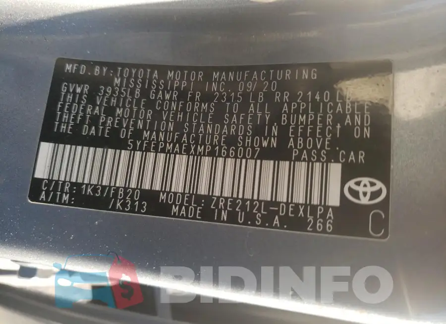 5YFEPMAEXMP166007 Photo# 12